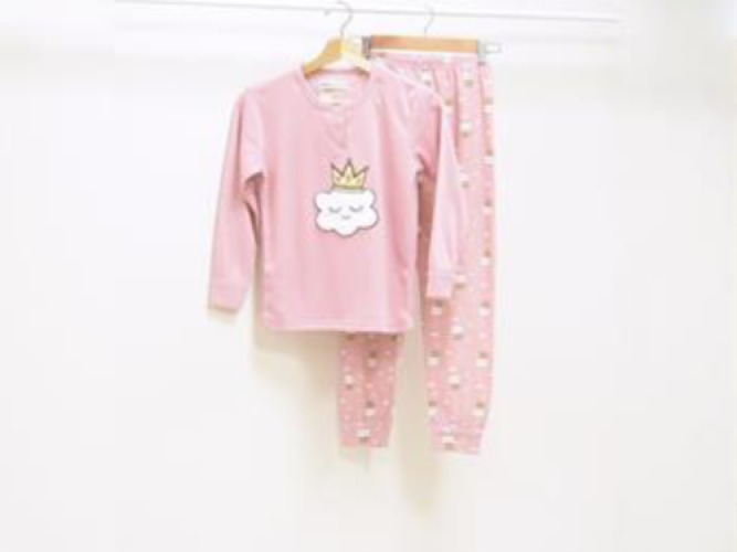 Pijama Niña Nube Rosa T 10-12